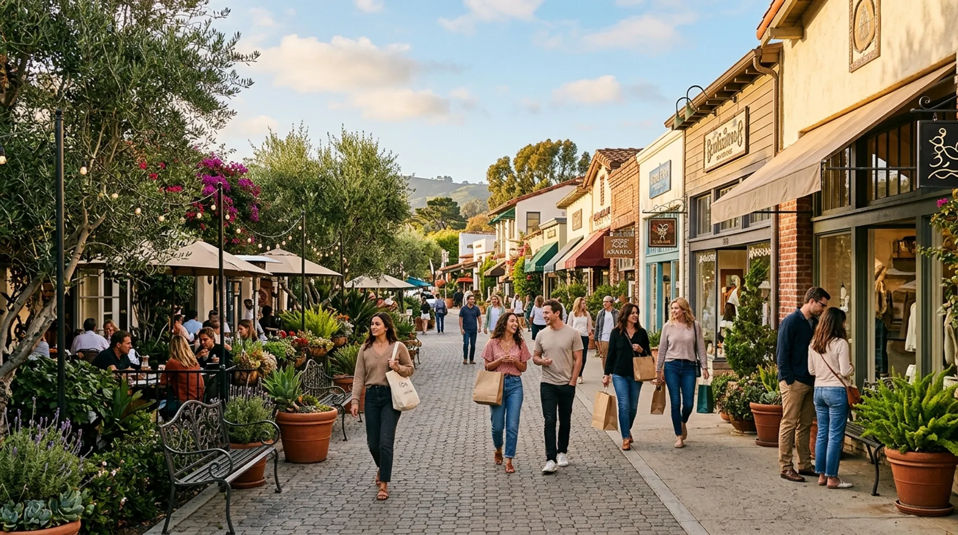 California local shopping district