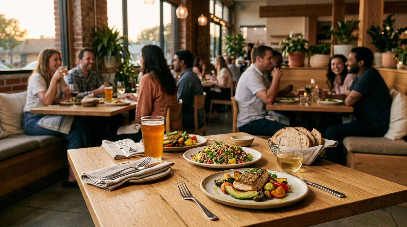 California neighborhood restaurant and local dining scene