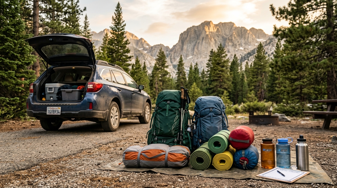 Planning a California state park camping trip