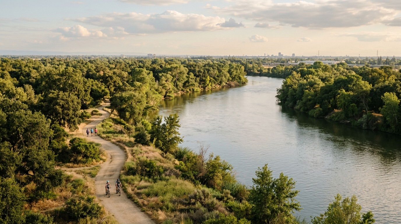 San Joaquin River Parkway in California's Central Valley